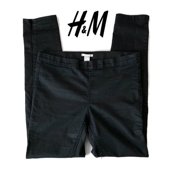 h\u0026m coated jeggings 